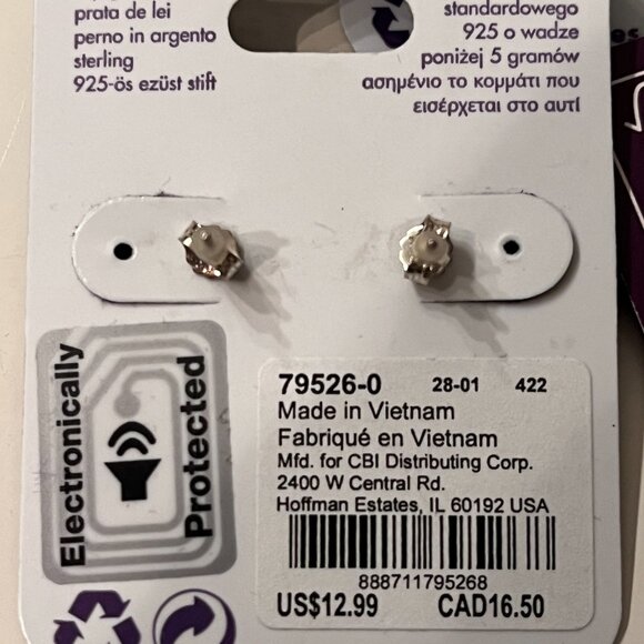 Claire’s & Luxe by Claire’s Colorful Stud Earrings Set – 3 Pairs! 🌸🐢🦄 (w/x) - Picture 12 of 12